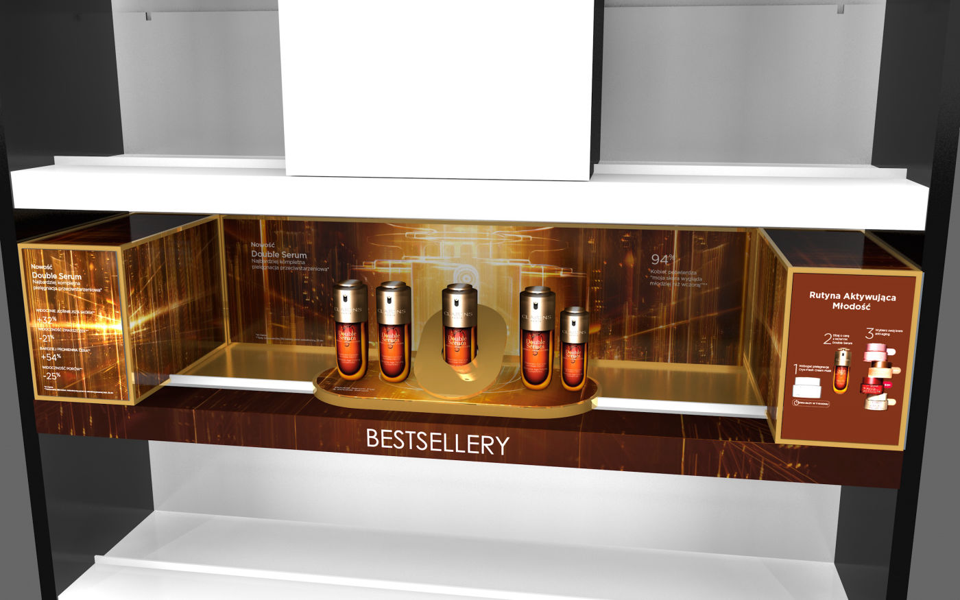 Roll Up z Damianem Janikowskim Clerins - Dekoracja Nisza